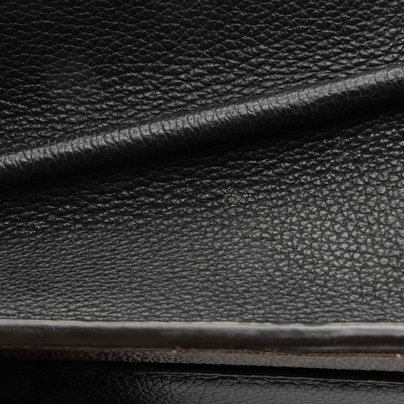 Louis Vuitton Monogram Canvas & Black Leather Victoire Chain Bag