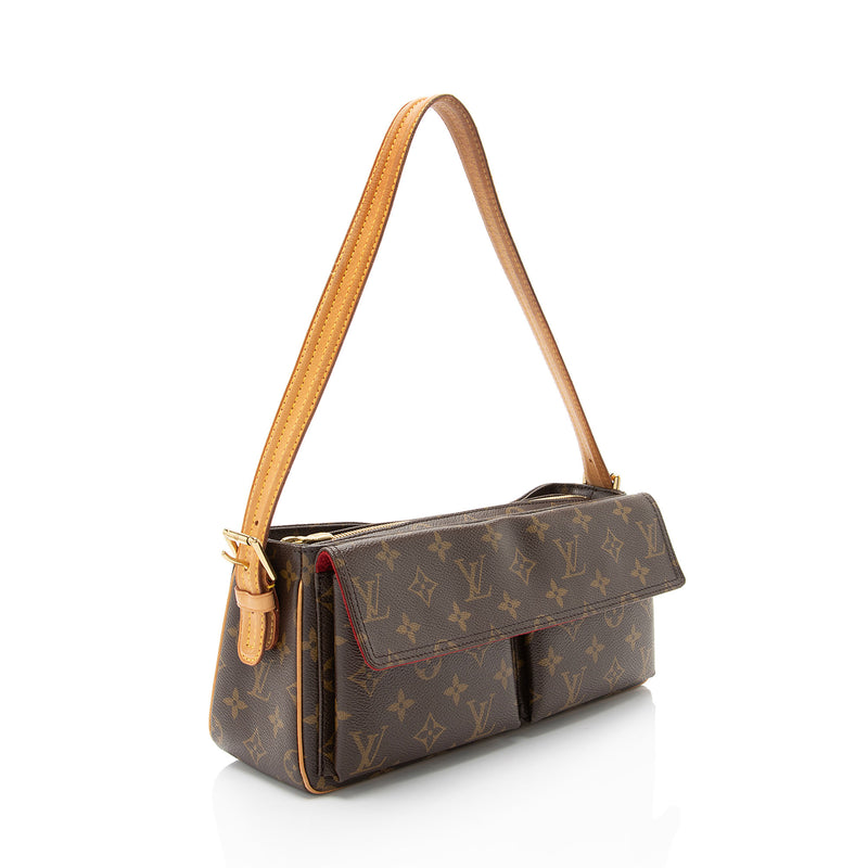 Louis Vuitton Monogram Canvas Viva Cite MM Shoulder Bag (SHF-Lxp1kJ)