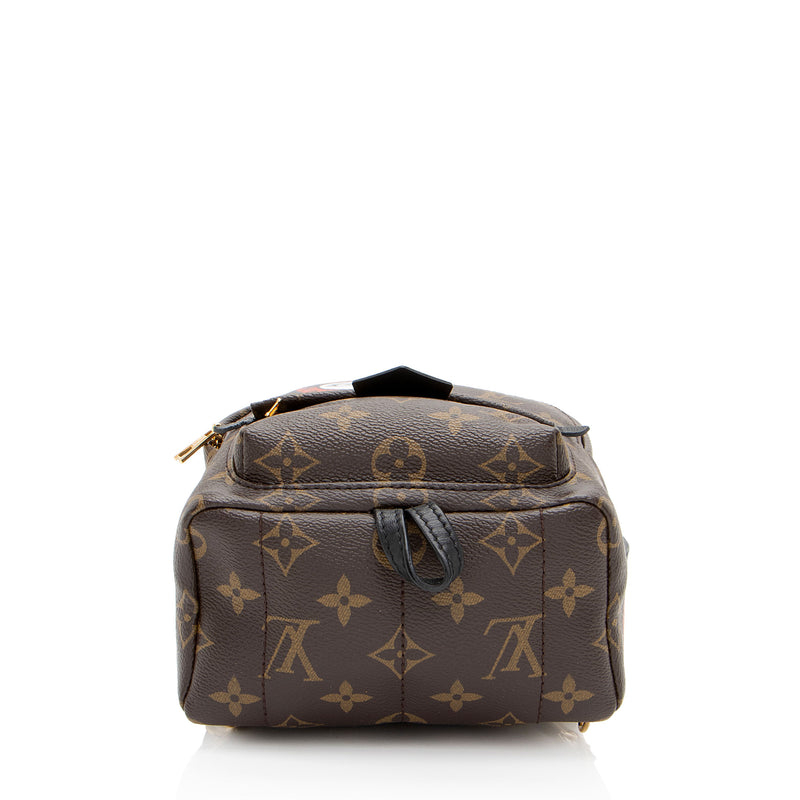 Louis Vuitton Monogram Canvas World Tour Palm Springs Mini Backpack (SHF-1OOuvo)