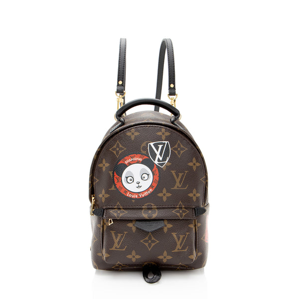 Louis Vuitton Monogram Canvas World Tour Palm Springs Mini Backpack (SHF-1OOuvo)