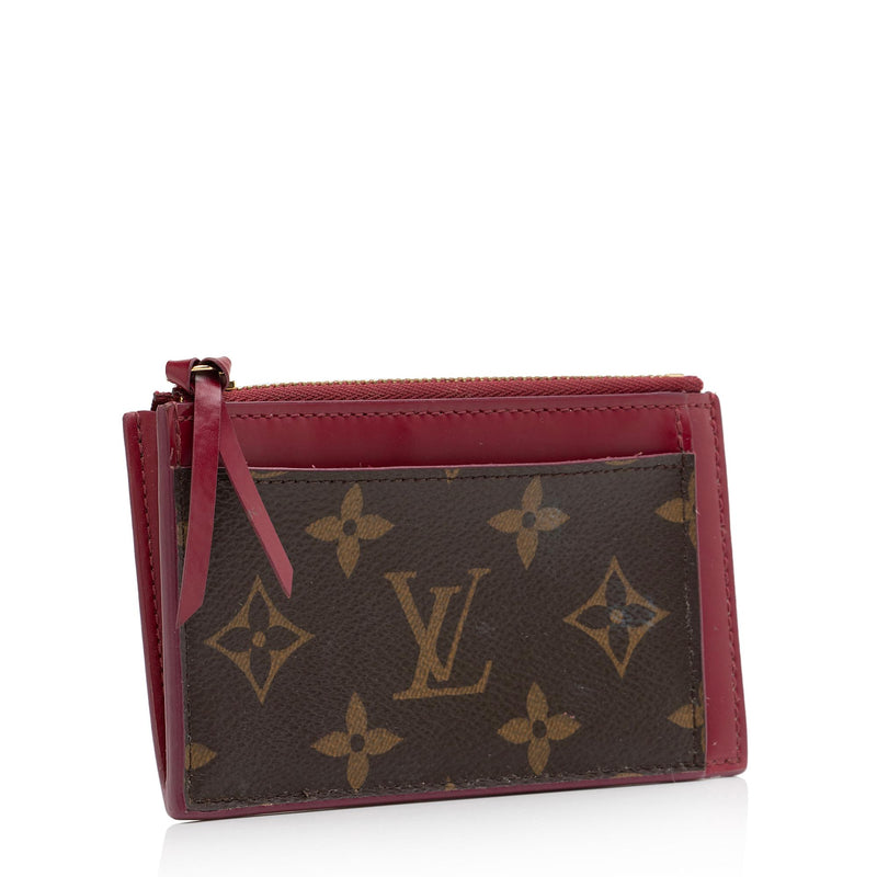 Louis Vuitton Monogram Canvas Zipped Card Holder Louis Vuitton