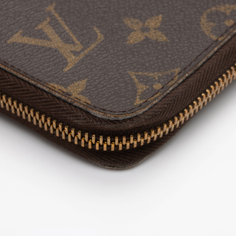 Louis Vuitton Monogram Zippy Organizer Wallet Brown - A World Of