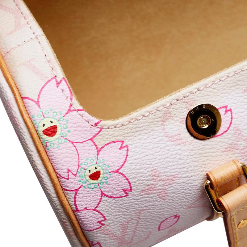 LOUIS VUITTON Pink Monogram Cherry Blossom Papillon Bag