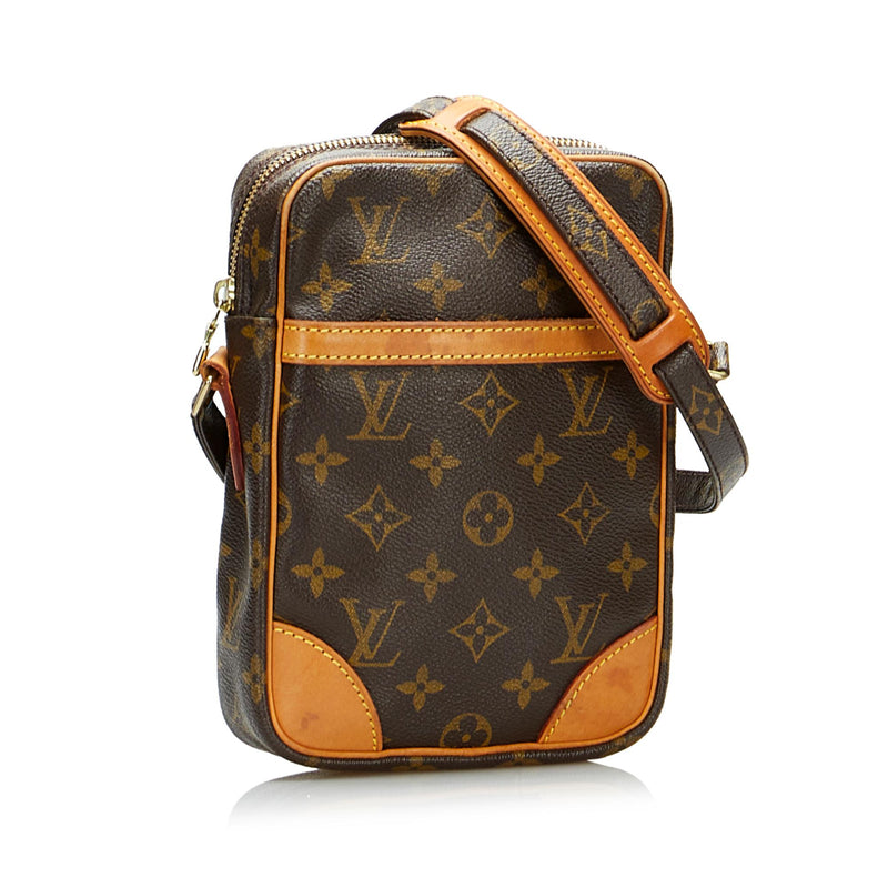 Louis Vuitton, Bags, Louis Vuitton Denim Monogram Danube Crossbody Bag