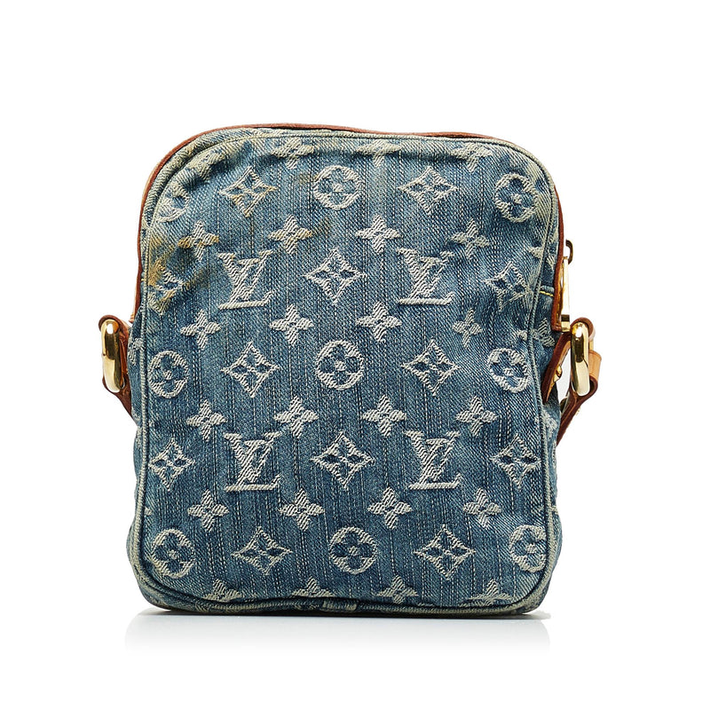 Louis Vuitton, Bags, Louis Vuitton Monogram Denim Camera Bag