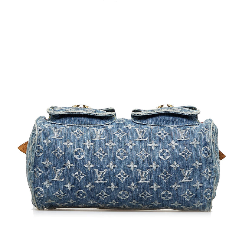 Louis Vuitton Monogram Denim Neo Speedy Satchel - FINAL SALE (SHF-2020 –  LuxeDH