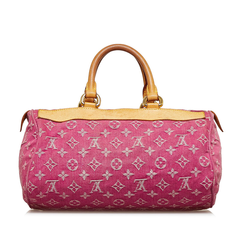 Louis Vuitton Fuchsia Monogram Denim Neo Speedy Bag