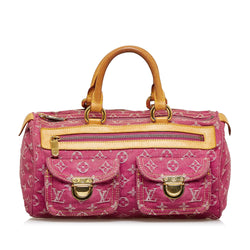 Pink Louis Vuitton Monogram Denim Neo Speedy Bag