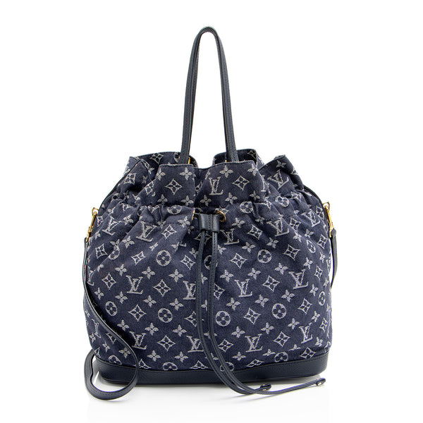 Louis Vuitton Monogram Denim Noefull MM Shoulder Bag (SHF-Jmzx8k)