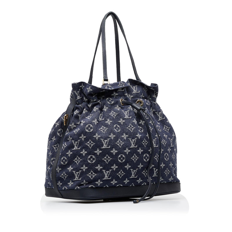 Louis Vuitton Noefull Handbag Denim MM
