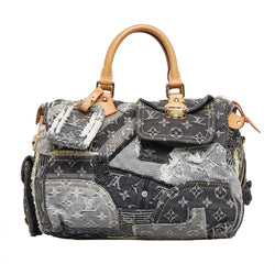 Louis Vuitton Speedy Bandouliere Bag Damier And Monogram Patchwork