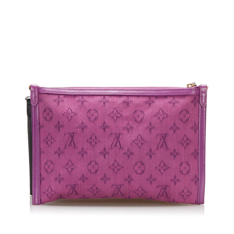 LV] Monogram Pink Flat Long Wallet
