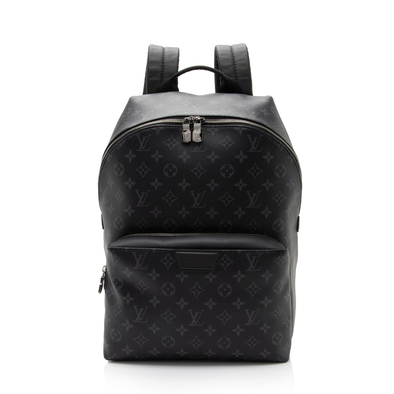LOUIS VUITTON Discovery PM Monogram Eclipse Backpack Bag Black