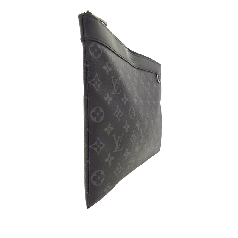 Louis Vuitton Monogram Eclipse Discovery Pochette - Black Clutches