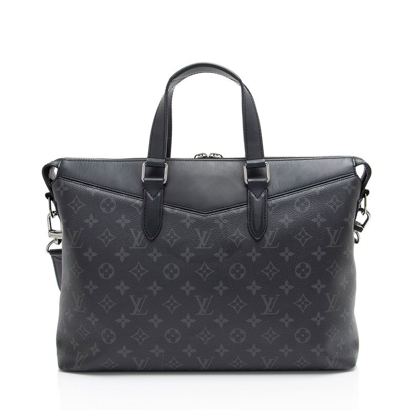 Louis Vuitton Monogram Eclipse Explorer Briefcase (SHF-LiWCoh)