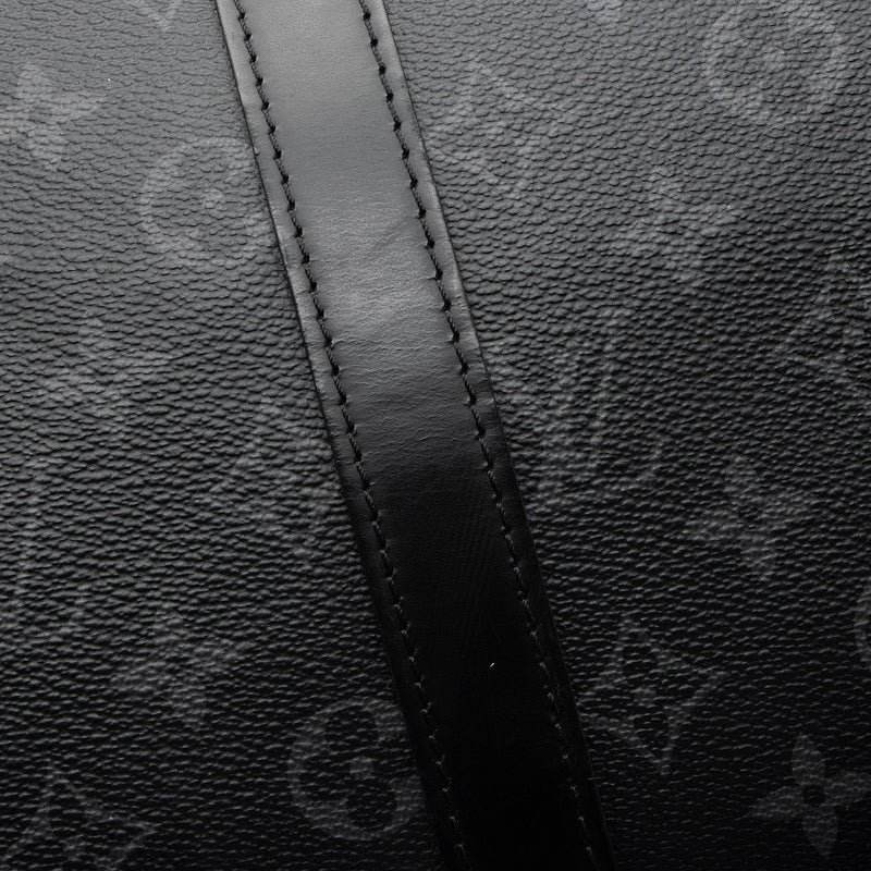 Louis Vuitton Monogram Eclipse Keepall Bandouliere 45 Duffle (SHF-FCUnvC)