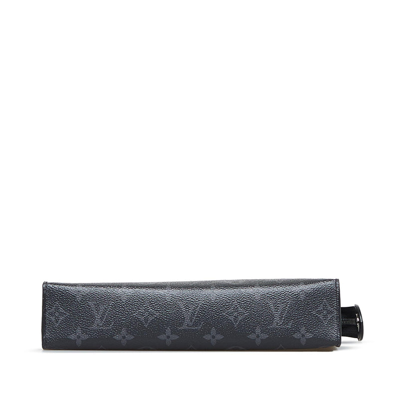 LOUIS VUITTON, Pochette Voyage Eclipse Reverse Canvas MM