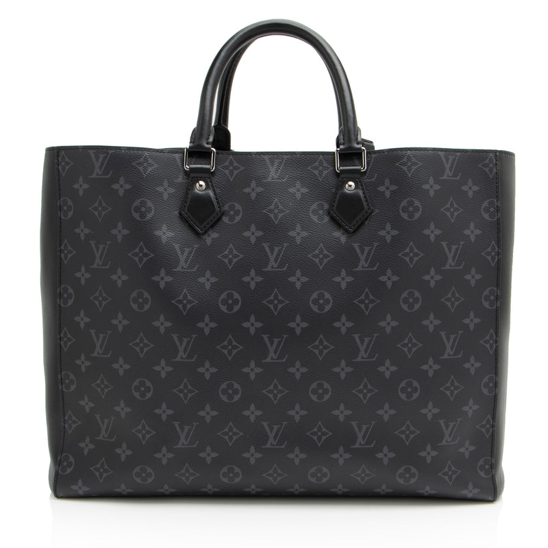 Louis Vuitton Monogram Eclipse Sac Grand Tote (SHF-ShkESS)