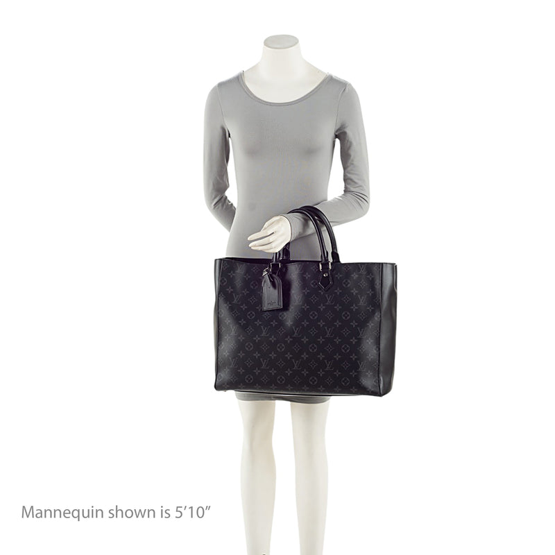 Louis Vuitton Monogram Eclipse Sac Grand Tote (SHF-ShkESS)