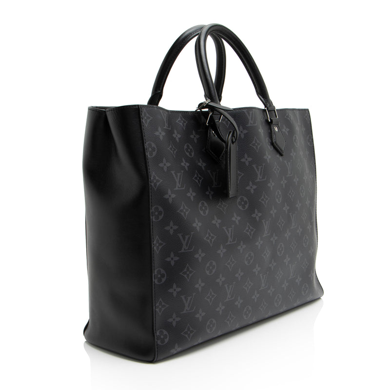 Louis Vuitton Monogram Eclipse Sac Grand Tote (SHF-ShkESS)