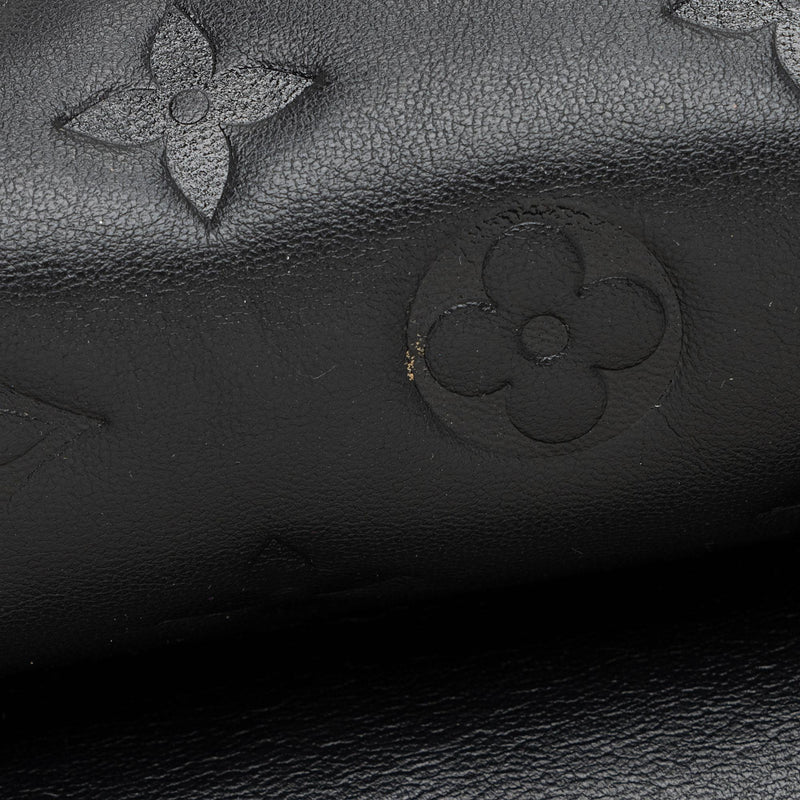 Louis Vuitton Lambskin Embossed Monogram Coussin PM Caramel – DAC