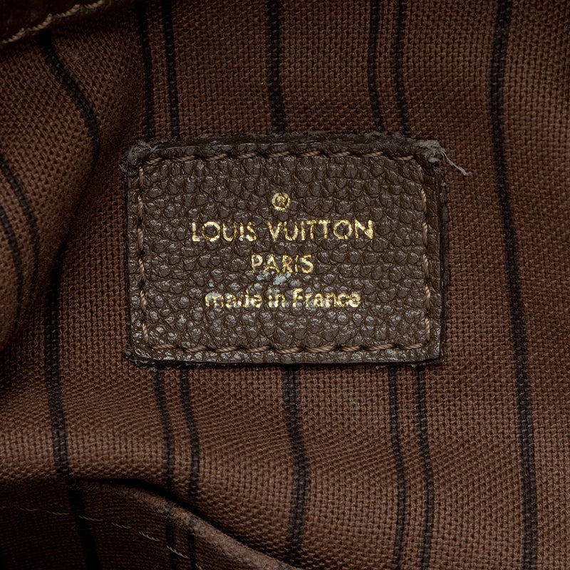 LOUIS VUITTON Artsy MM Monogram Empreinte Leather Shoulder Bag-US