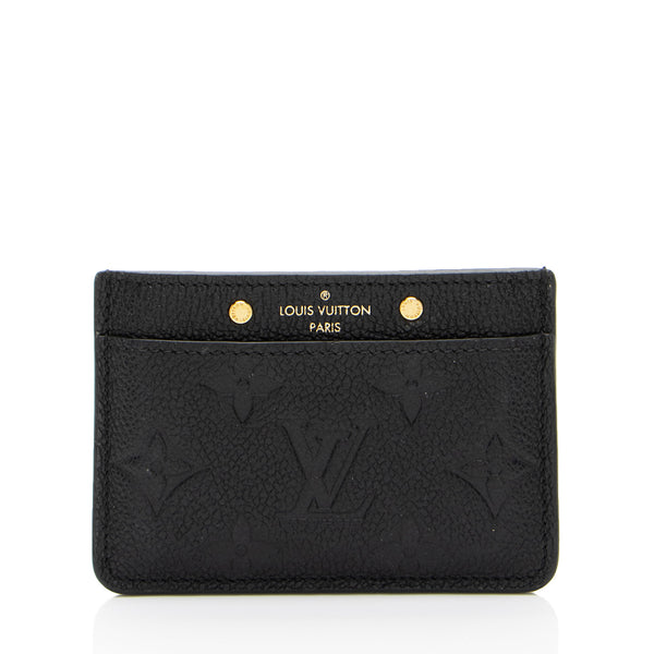 Louis Vuitton Monogram Empreinte Card Holder (SHF-hJ7BdC)