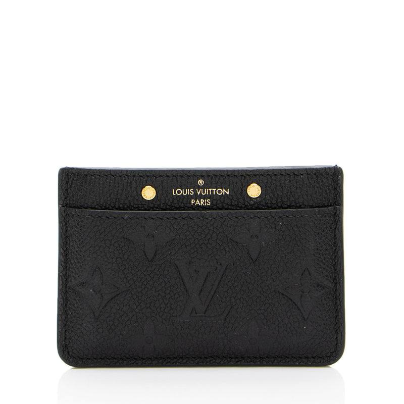 Louis Vuitton Monogram Empreinte Card Holder (SHF-hJ7BdC)