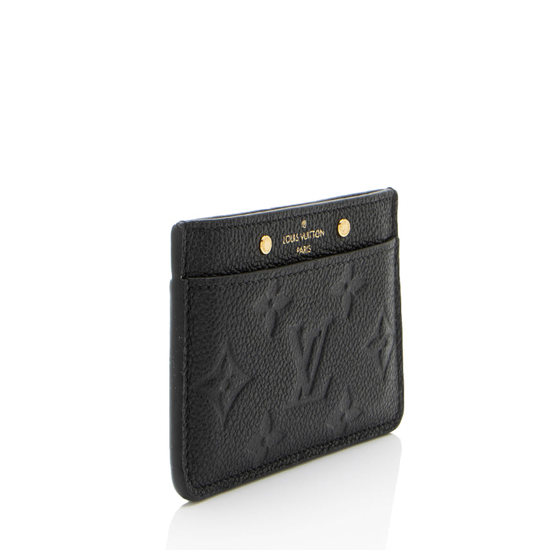 Louis Vuitton Monogram Empreinte Card Holder (SHF-hJ7BdC)