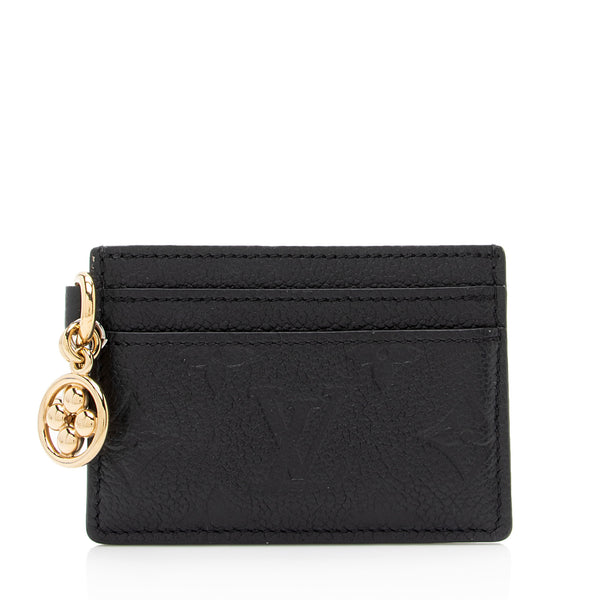 Louis Vuitton Monogram Empreinte Charms Card Holder (SHF-2I07IH)