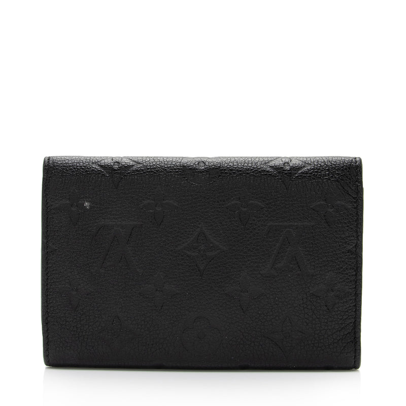 Louis Vuitton Monogram Empreinte Womens Folding Wallets