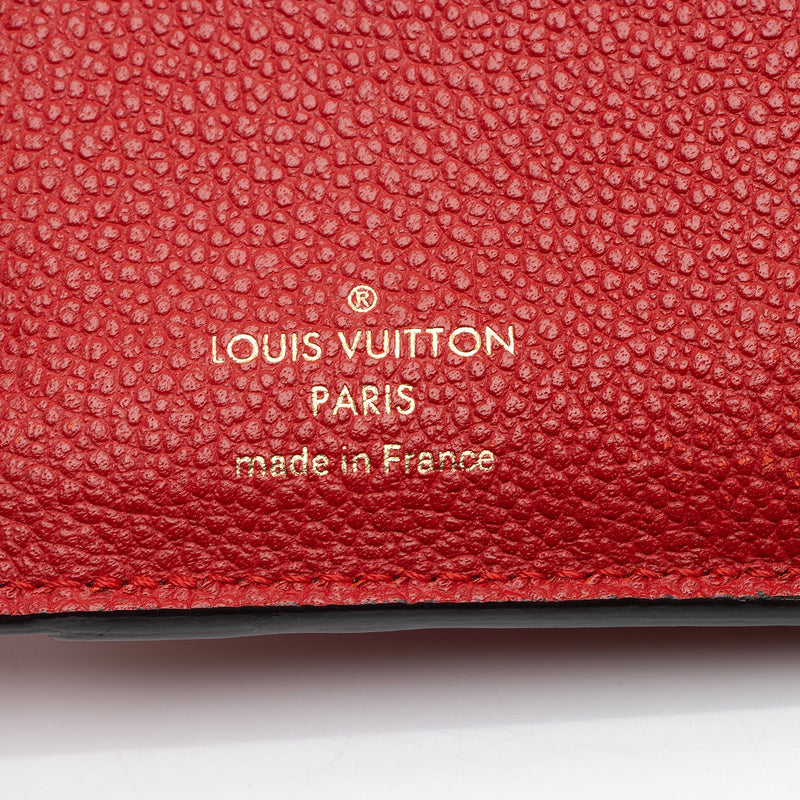 Louis Vuitton Monogram Empreinte Compact Curieuse Wallet (SHF-9nj073)