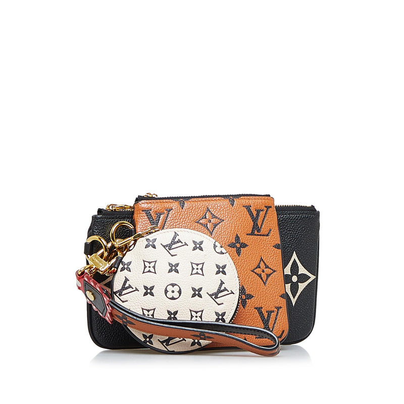 Louis Vuitton 2020 Black Monogram Empreinte Felicie Pochette Bag