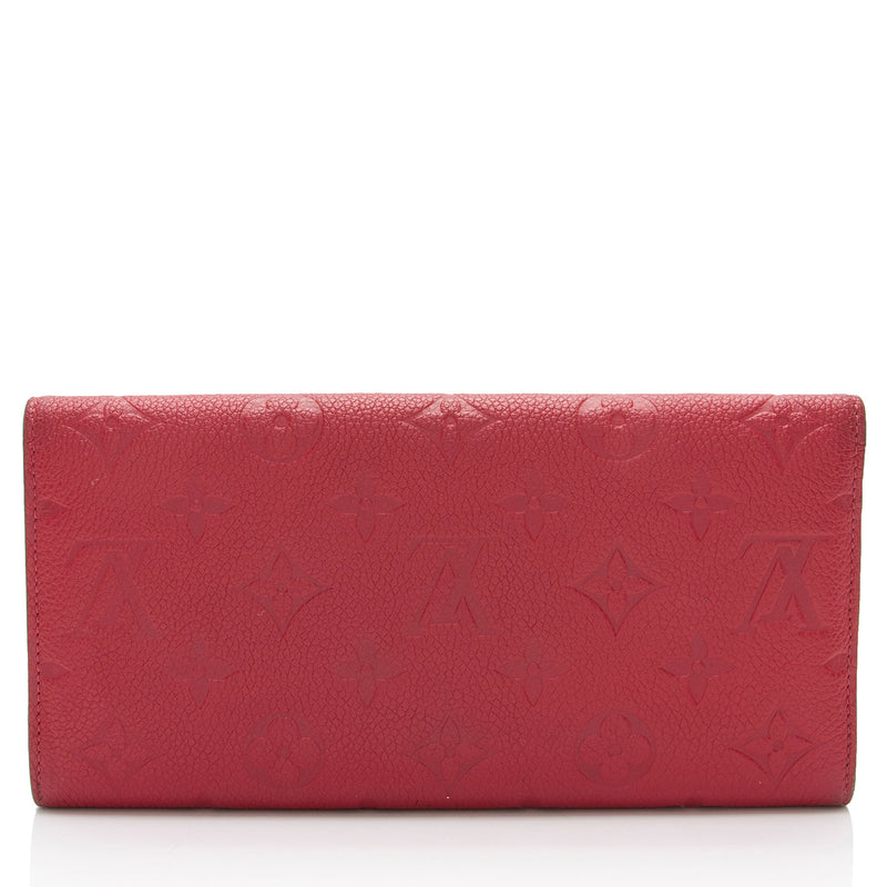 Louis Vuitton Monogram Empreinte Curieuse Wallet (SHF-V2KZWS)