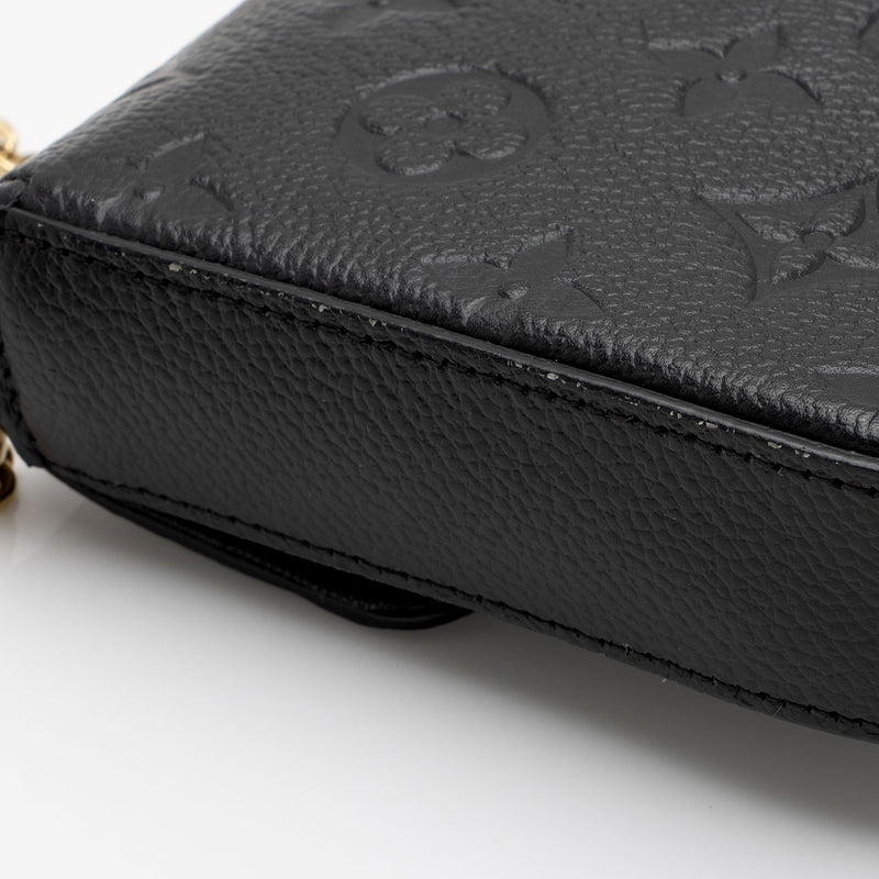 Louis Vuitton Crafty Felicie Pochette Black in Monogram Empreinte Cowhide  Leather with Gold-tone - US