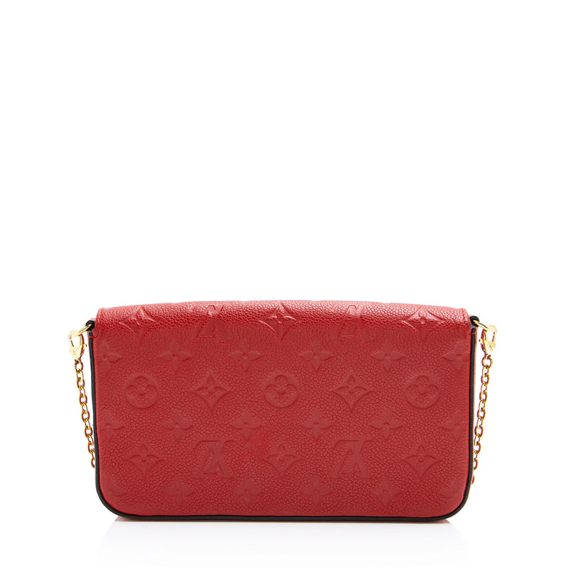 Louis Vuitton Monogram Empreinte Felicie Pochette (SHF-gyp29N)