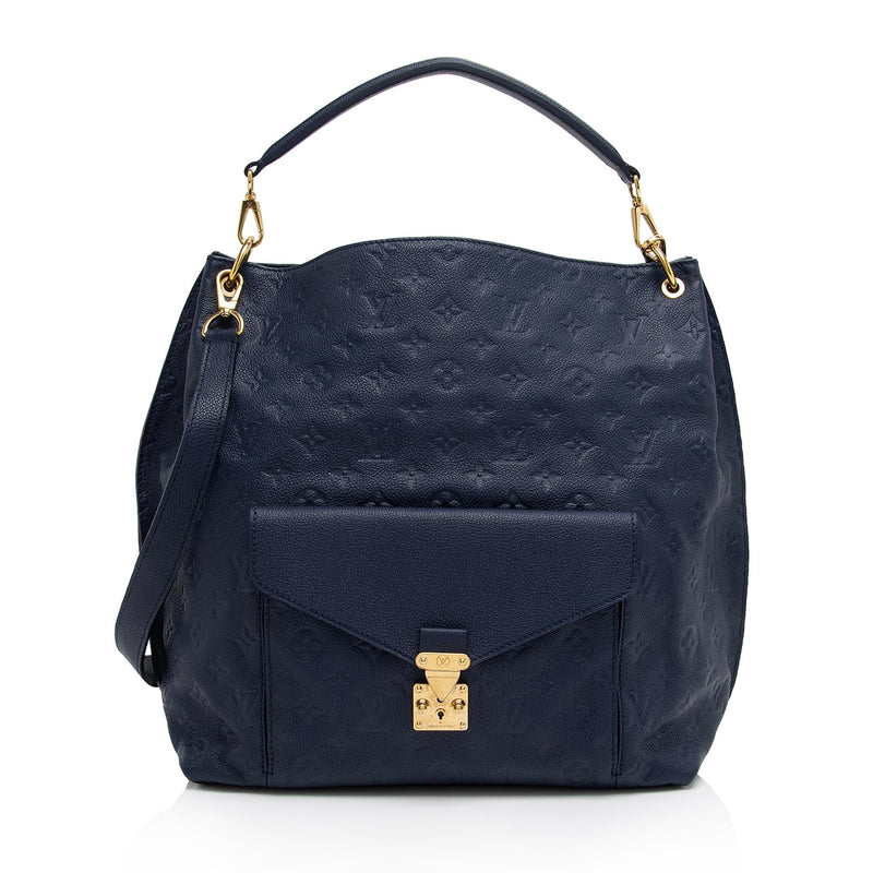 Louis Vuitton Citadine Pouch Navy Empreinte Leather Mini Bag