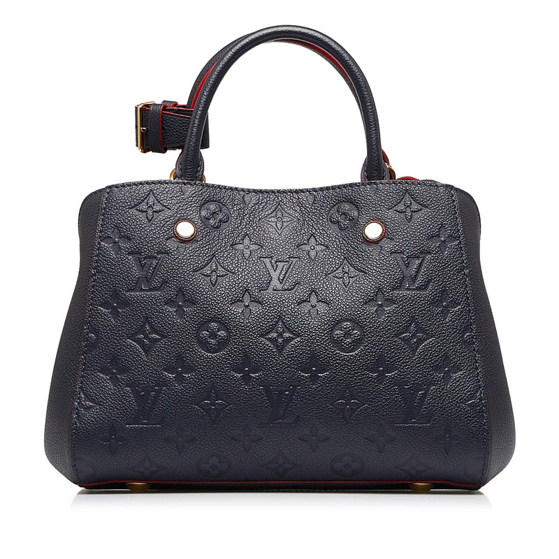 Louis Vuitton Monogram Empreinte Montaigne BB (SHG-PMDepg)