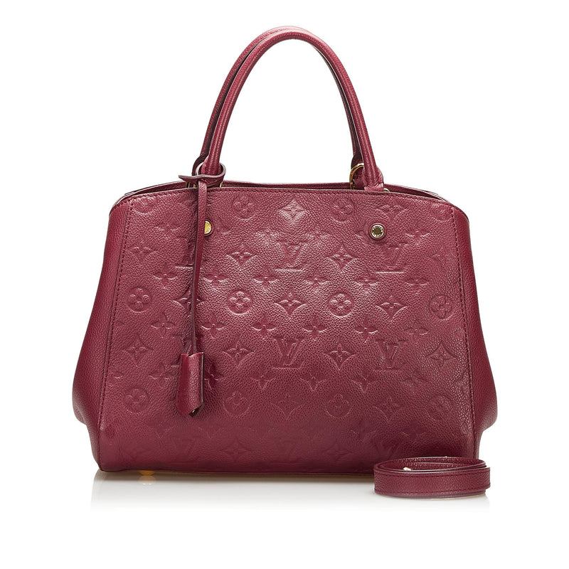 Louis Vuitton Monogram Empreinte Montaigne MM (SHG-35567)