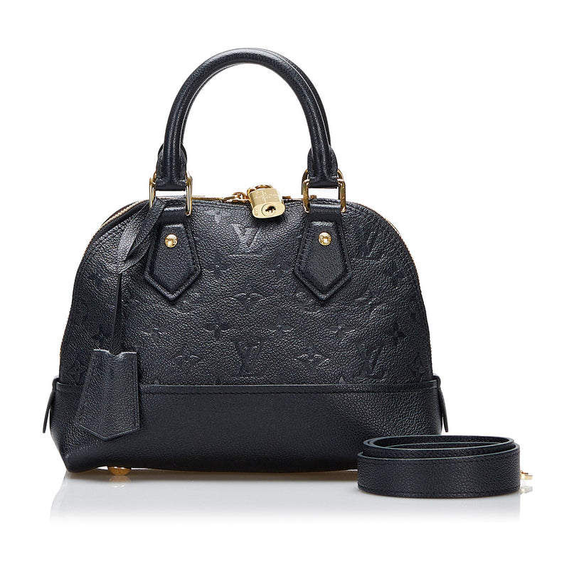 Louis Vuitton Neo Alma Handbag Monogram Empreinte Leather BB Black