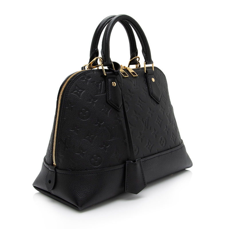Louis Vuitton Neo Alma BB Black Monogram Empreinte Leather
