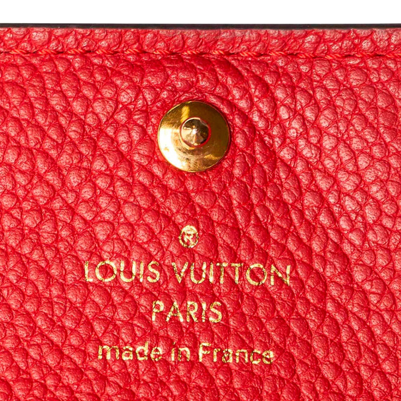 Louis Vuitton Cerise Monogram Empreinte Pont Neuf Compact Wallet Louis  Vuitton