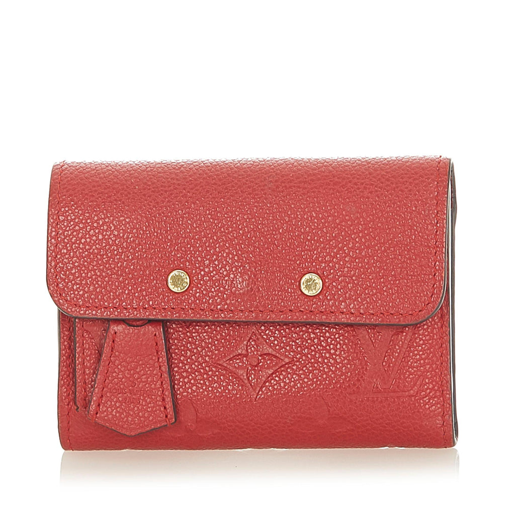 Louis Vuitton Cherry Monogram Empreinte Leather Sarah Wallet Louis