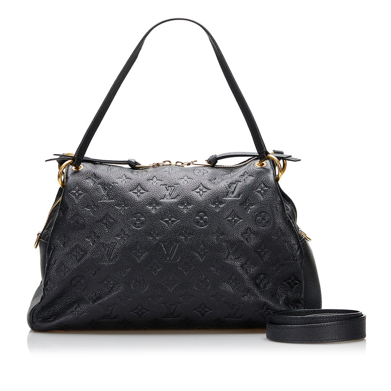 Louis Vuitton Black Monogram Empreinte Leather Ponthieu PM Bag Louis Vuitton