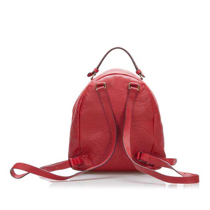 Louis Vuitton Monogram Empreinte Sorbonne Backpack - Red