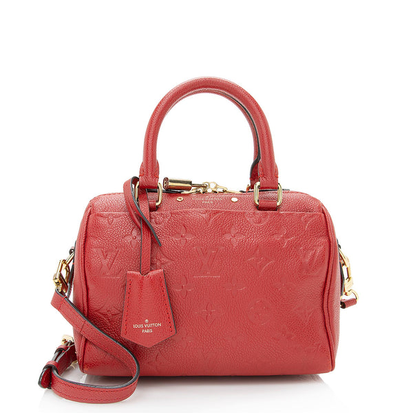 Louis Vuitton Monogram Empreinte Speedy Bandouliere 20 NM Satchel (SHF-22563)