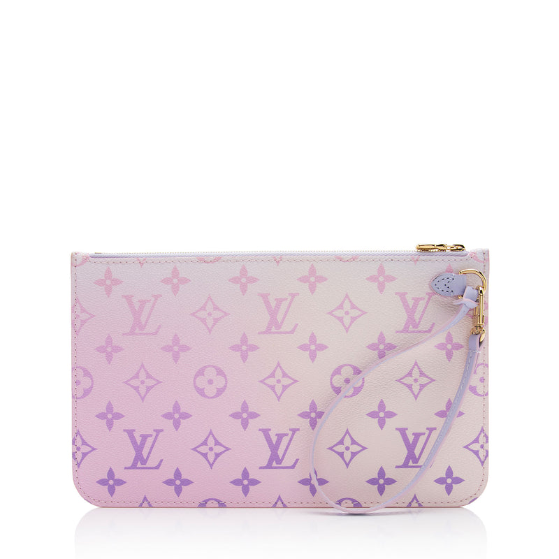LOUIS VUITTON Empreinte Spring In The City Neverfull MM Black White Pink  1012387