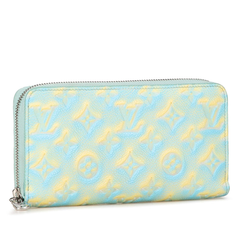 Louis Vuitton Monogram Empreinte Summer Stardust Zippy Wallet (SHG-5GbMCo)