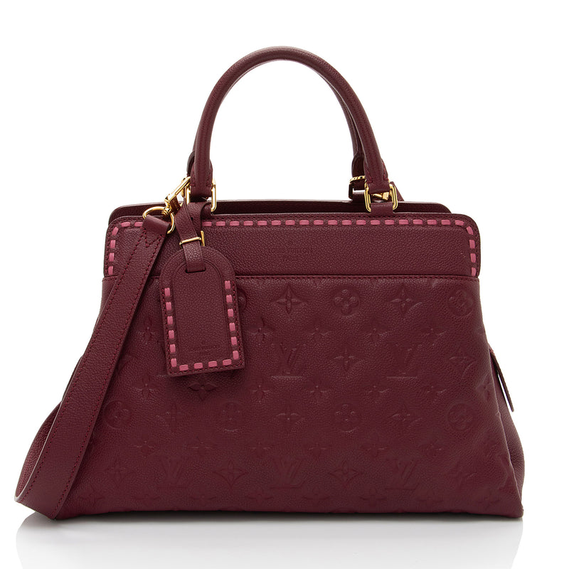 Louis Vuitton Monogram Empreinte Vosges MM Satchel (SHF-mBX7WI)