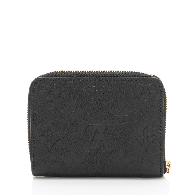 Louis Vuitton Monogram Empreinte Zippy Coin Wallet (SHF-pkECjf)